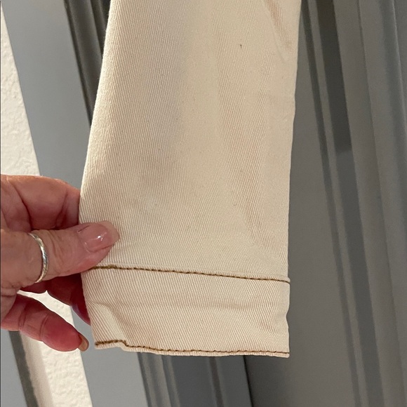 American Eagle Outfitters Light Tan Denim Jacket - Picture 4 of 12